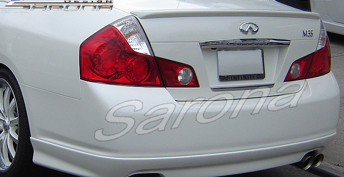 Custom Infiniti M45 Trunk Wing  Sedan (2006 - 2007) - $239.00 (Manufacturer Sarona, Part #IF-020-TW)